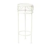 Blomsterstativ SANDY D20xH50cm, antik hvid