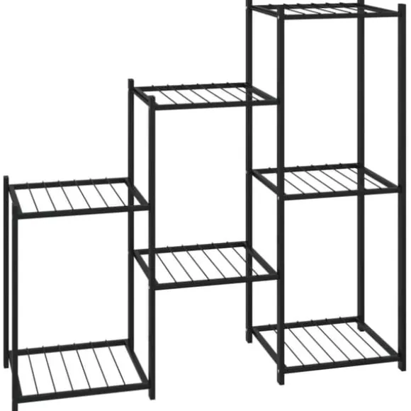 Blomsterstativ 83x25x80 cm jern sort - Blomsterstativ - Blomsterstativer - Home & Living