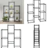 Blomsterstativ 85x25x100 cm jern sort - Blomsterstativ - Blomsterstativer - Home & Living