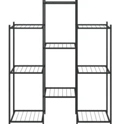 Blomsterstativ 85x25x100 cm jern sort - Blomsterstativ - Blomsterstativer - Home & Living