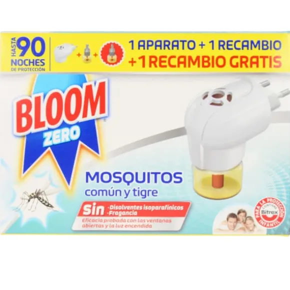 BLOOM ZERO MOSQUITOS electrical device + 2 spare parts