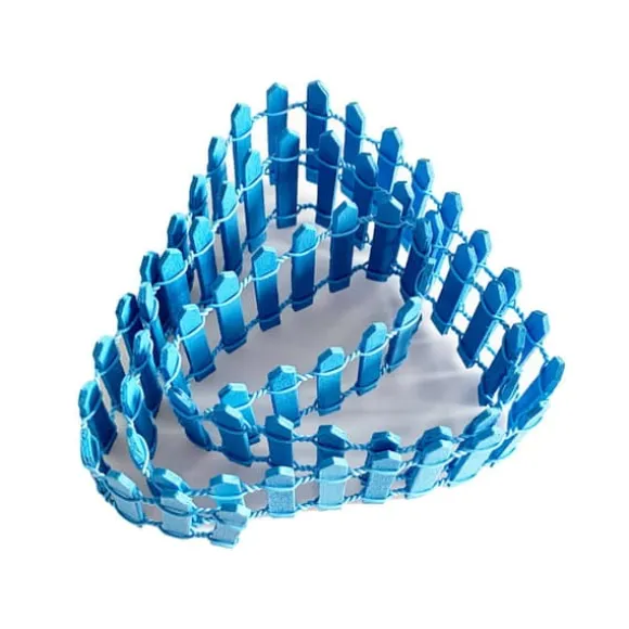 Blåt hegn 5cm/90 cm