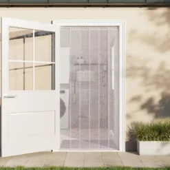 Bændelgardin 200 mm x 1,6 mm PVC - Transparent 50 m | Størrelse: 50 m | Farve: Transparent