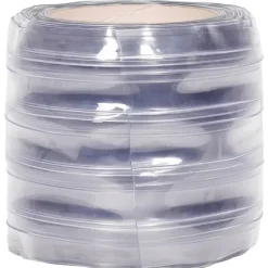 Bændelgardin 200 mm x 1,6 mm PVC - Transparent 50 m | Størrelse: 50 m | Farve: Transparent