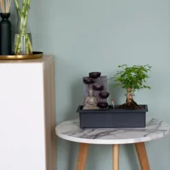 Bonsai med vattenfal - Bonsai - Højde 25-35cm - ⌀29cm