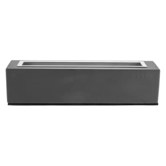 Bordpejs skål, 38x10x13,5 cm, lysegrå, beton