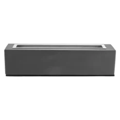 Bordplade 15 Tommer Fire Pit Bowl, Beton Pejs, Indendørs & Udendørs, Perfekt til Patio, Holdbar og Stilfuld