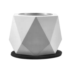 Bordplade Fire Pit Bowl, Betonpejs til Indendørs og Udendørs Brug, Holdbar, Moderne Design, Perfekt til Patio