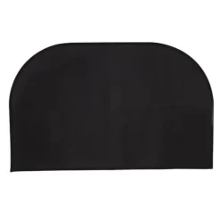 Brandsikkert halvrundt tæppe i glasfiber - dobbeltlag, skridsikkert, gulvbeskyttelse - 19,7 x 31,5"