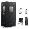Bærbar Sauna Damp Telt, 1000W Dampgenerator, 3L Kapacitet,220V EU-stik