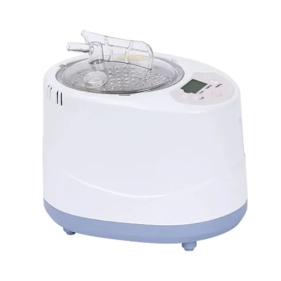 Bærbar sauna-damper - Dampgenerator - 3 L Kapacitet - 1000 W - Fjernbetjening - ABS/PP & Rustfrit Stål - Til Hjemmespa & Detox