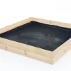 Bæredygtig 120x120x18 cm Fyrretræs Højbed til Økologisk Havearbejde