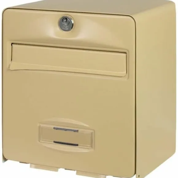 Brevkasse Beige Galvaniseret stål