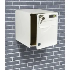 Brevkasse Burg-Wachter 36,5 x 28 x 31 cm Hvid Plastik