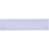 Brevkassebeskytter 34x8x1,5 cm i hvidt, vejrbestandigt materiale