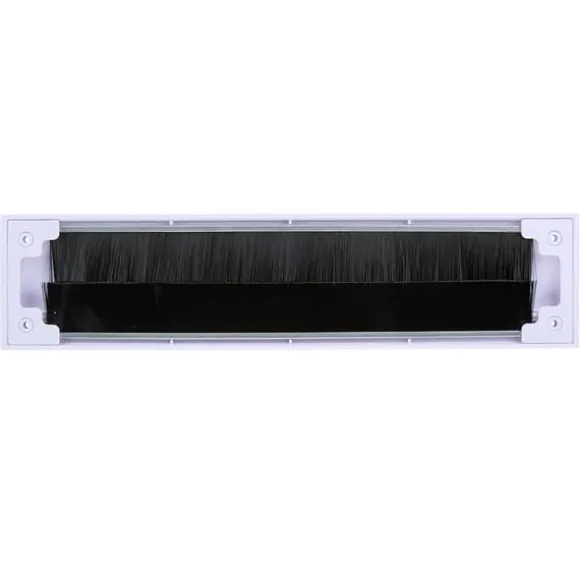 Brevkassebeskytter 34x8x1,5 cm i hvidt, vejrbestandigt materiale