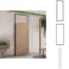Brændekurve - Living brændestativ 110x28x312 cm stål matsort