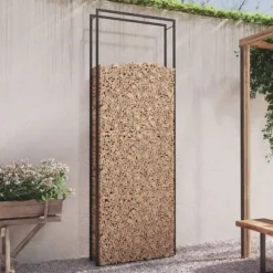 Brændekurve - Living brændestativ 110x28x312 cm stål matsort