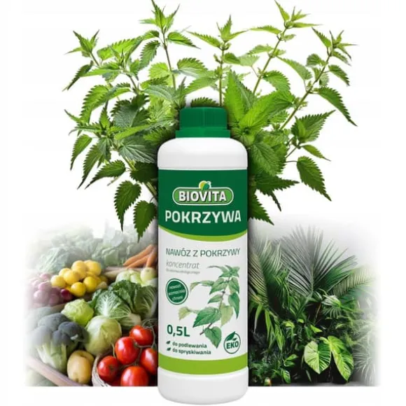 Brændenældegødning Naturligt koncentrat til pottetomatplanter 0,5 l