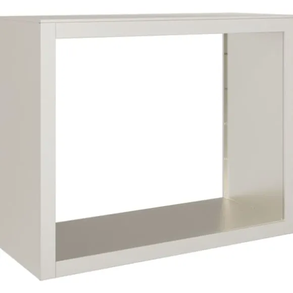 Brændereol i vejrbestandigt stål - Opbevaringsløsning til brænde | Størrelse: 100x40x80 cm