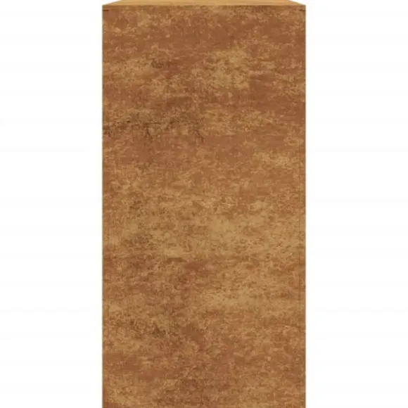 Brændereol i vejrbestandigt stål - Opbevaringsløsning til brænde | Størrelse: 100x40x80 cm