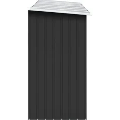 Brændeskur til haven 330x84x152 cm galvaniseret stål antracitgrå - Brændeskur - Brændeskure - Home & Living