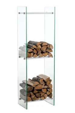 Brændestander Dacio klart glas 35x35x140 (6-huls) 35 x 35 x 140 cm