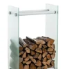 Brændestativ Dacio frostet glas 35x40x125 35 x 40 x 125 cm