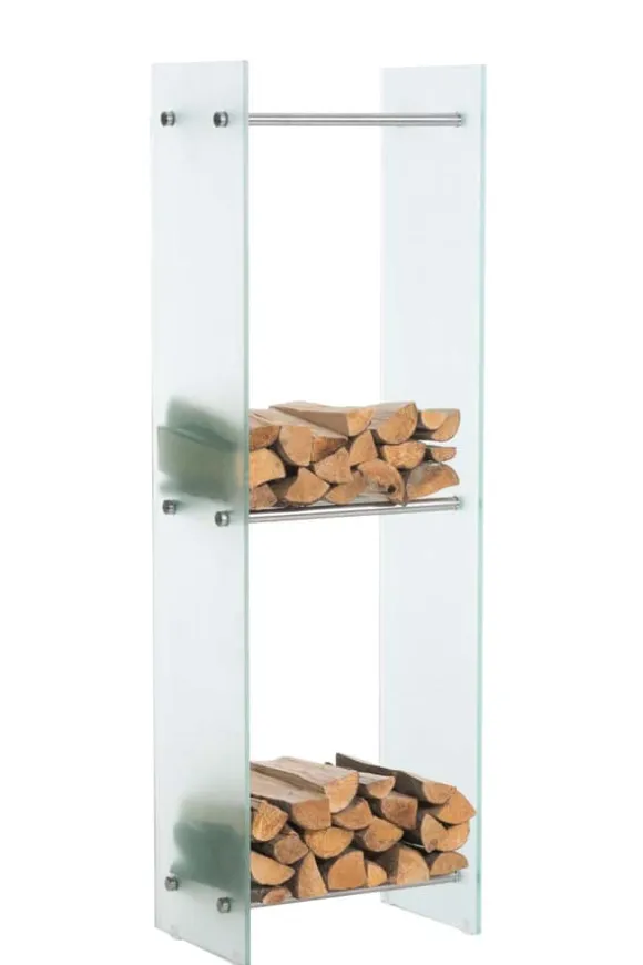 Brændestativ Dacio frostet glas 35x50x160 cm (6-hul) 35 x 50 x 160 cm