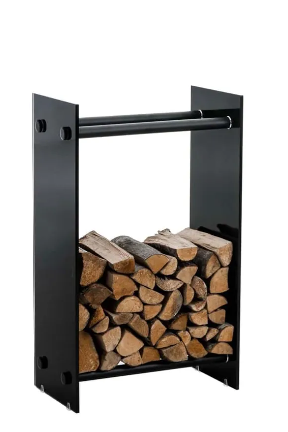 Brændestativ Dacio sort glas 35x40x100 35 x 40 x 100 cm 1