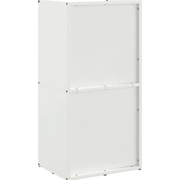Brændestativ i koldvalset stål - Stabil brændeholder | Størrelse: 40x30x80 cm | Farve: Hvid