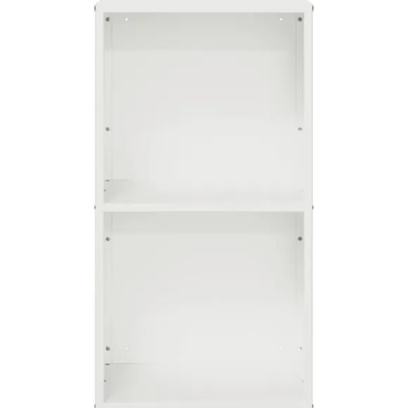 Brændestativ i koldvalset stål - Robust brændeholder | Størrelse: 40x30x75 cm | Farve: Hvid