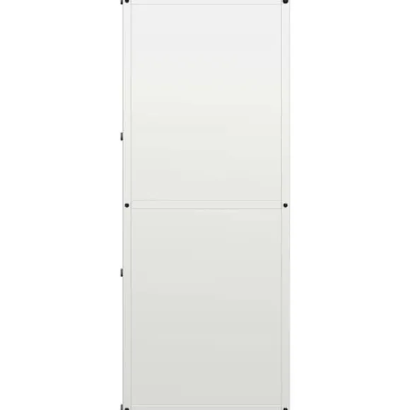 Brændestativ i koldvalset stål - Robust brændeholder | Størrelse: 40x30x75 cm | Farve: Hvid