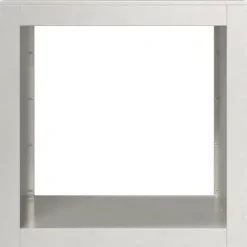 Brændestativ i rustfrit stål - Opbevaring til brænde | Størrelse: 60x40x60 cm