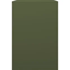 Brændestativ i stål - Slidstærk opbevaring til brænde | Størrelse: 100x40x60 cm | Farve: Grøn