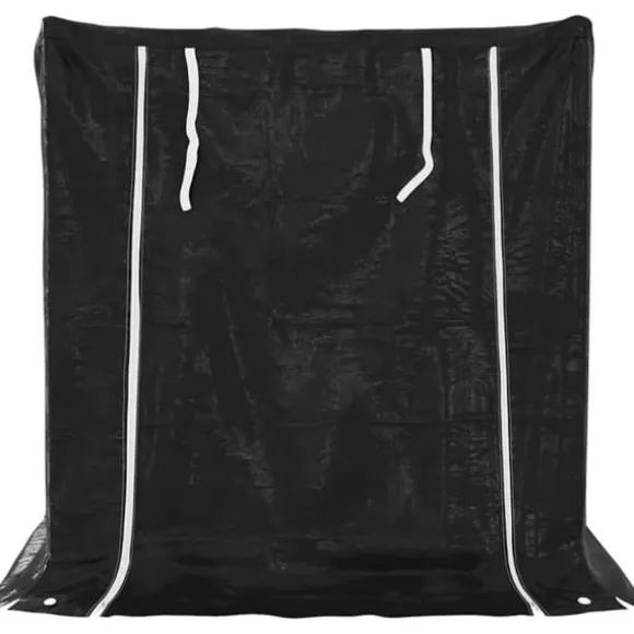 Brændestativ med regnslag i galvaniseret stål | Størrelse: 101x61x110,5 cm