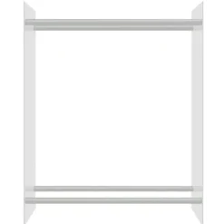 Brændestativ 80x35x100 cm hærdet glas transparent - Brændeholder - Brændeholdere - Home & Living