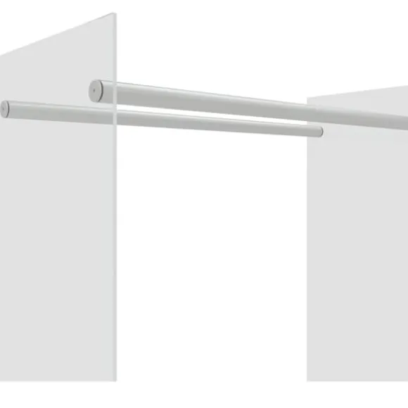 Brændestativ 80x35x100 cm hærdet glas transparent - Brændeholder - Brændeholdere - Home & Living