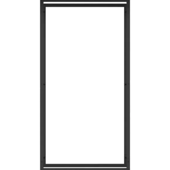 Brændestativ 80x28x154 cm stål matsort - Brændestativ - Brændestativer - Home & Living