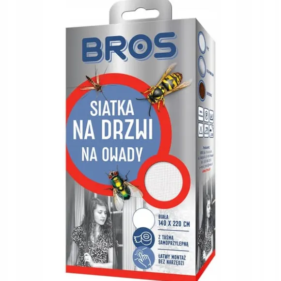 BROS DØRNET 140X220CM HVID