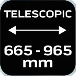 Bypass beskæresaks 665 mm, rækkevidde op til 42 mm, gear, teleskophåndtag