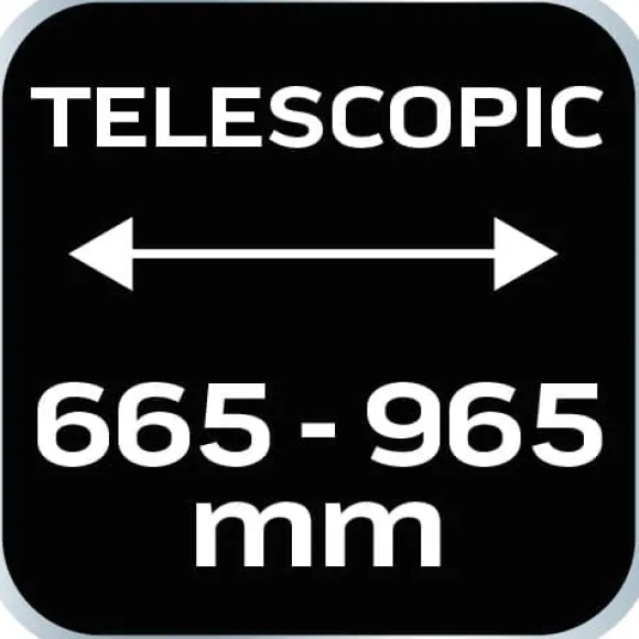 Bypass beskæresaks 665 mm, rækkevidde op til 42 mm, gear, teleskophåndtag
