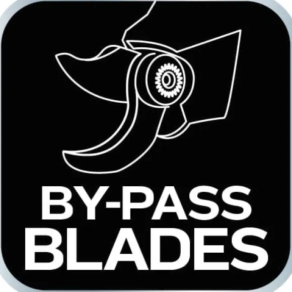 Bypass-beskærer 710 mm, rækkevidde op til 45 mm, gear der øger trykket med 30%