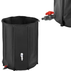 [casa.pro]® Foldelig regnvandstønde - 80x98cm - 500l