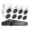 CCTV Sikkerhedssystem, 5MP Ultra HD, 8 Kanal,1T, 8Pcs Kamera sæt