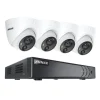CCTV Sikkerhedssystem, 5MP Ultra HD, 8 Kanal,2T, 4Pcs kamera sæt