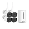 CCTV-system, trådløs teknologi, nattevisionskapacitet,4PCS Kamera
