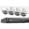 8CH Overvågningskamera System, 12MP Opløsning, Smart Menneske- og Køretøjsdetektion,8CH 4Pcs Kamera-b, 2T
