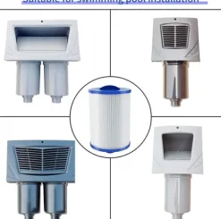 CH-940 Spa Filter Udskiftning, Multi-Model Kompatibel, til boblebad/spa, 1 1/2-tommer SAE gevind, 2-pak