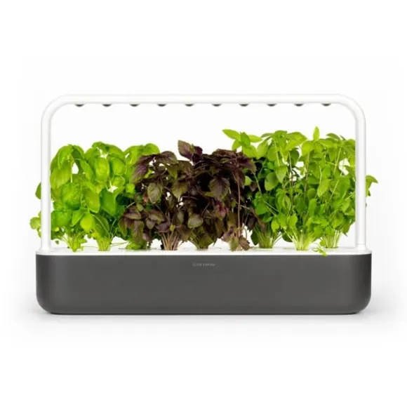 Click & Grow - Smart Garden 9 Startsæt (Farve: Mørkegrå) (SG9S8UNI)
